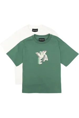 Emporio Armani Lot de deux t-shirts à logo imprimé