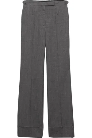 Prada Pantalon fuselé à taille ceinturée