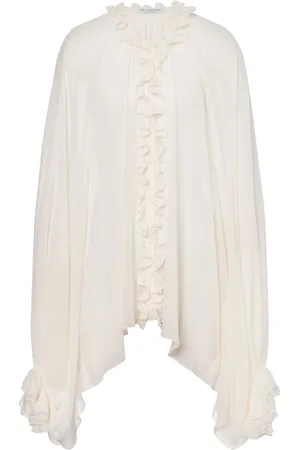 Serafini Blouse à bords volantés