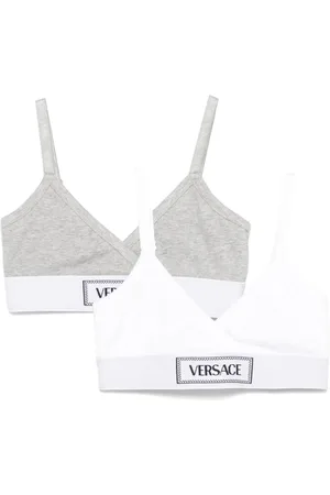 VERSACE Lot de deux brassières nervurées