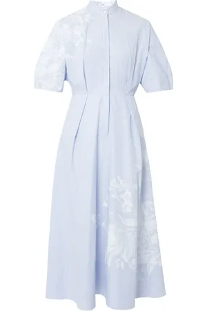 Erdem Robe mi-longue à manches courtes