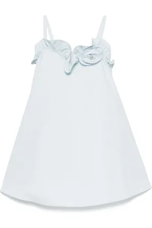 Elisabetta Franchi Robe à fleurs appliquées