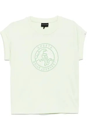 AGNÈS B. T-shirt à logo circulaire