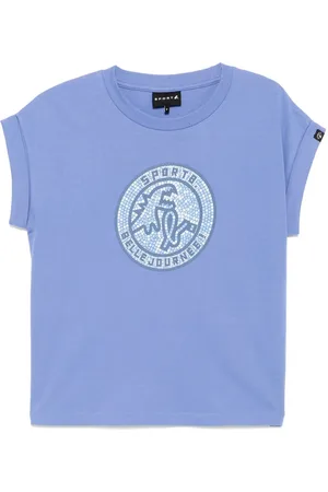 AGNÈS B. T-shirt à logo circulaire