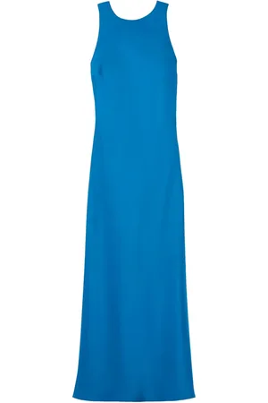 Claudie Pierlot Robe longue en satin à dos ouvert