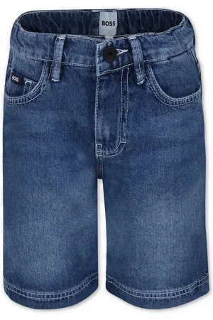 HUGO BOSS Short en jean à coupe droite
