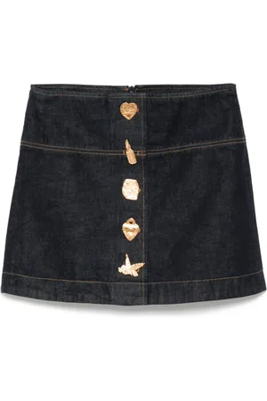 ZIMMERMANN Minijupe en jean à volants
