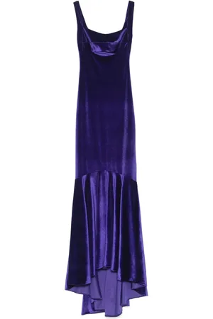 Atu Body Couture Robe en velours à coupe longue