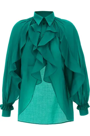 Alberta Ferretti Blouse à volants
