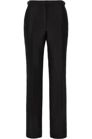 The Row Pantalon en laine mélangée