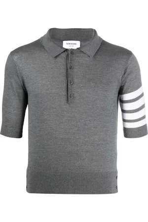 Thom Browne Polo à 4 bandes signature