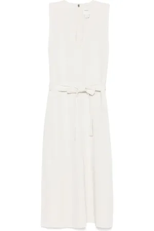 Calvin Klein Robe mi-longue à taille ceinturée
