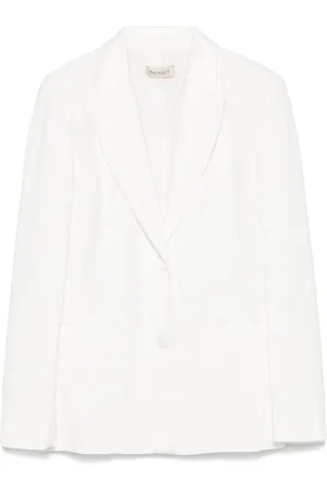 Twin-Set Blazer à col à revers en satin