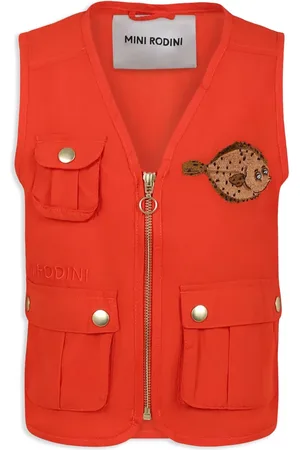 Mini Rodini Gilet à détails de poches