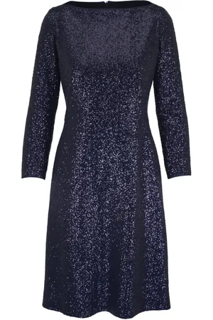 AKRIS Robe mi-longue à sequins