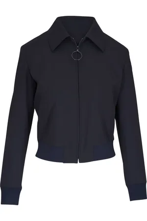 AKRIS Veste bomber à coupe crop
