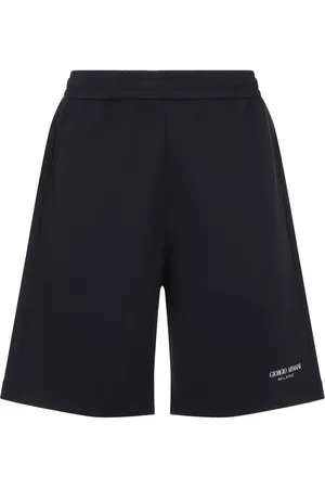 Giorgio Armani Short de sport à logo brodé