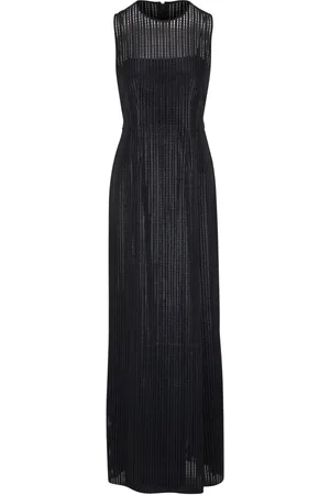 AKRIS Robe nervurée à design sans manches