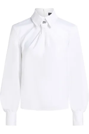 Karl Lagerfeld Blouse à col noué
