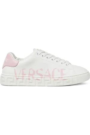 VERSACE Baskets à logo Greca imprimé