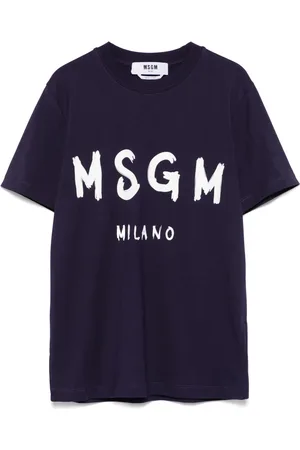 Msgm T-shirt à logo imprimé