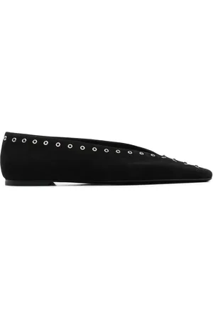 Totême Ballerines en daim à lacets