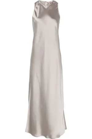 HERNO Robe en satin à coupe longue