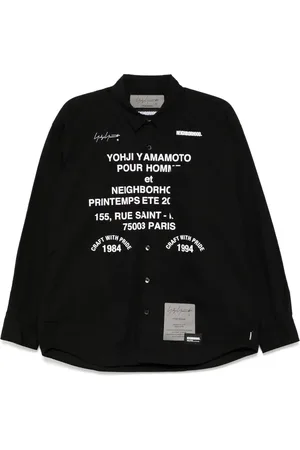 YOHJI YAMAMOTO X Neighborhood chemise imprimée à manches longues