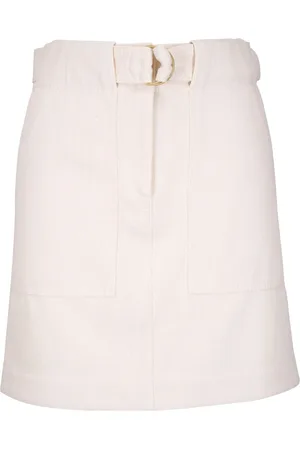 AKRIS Minijupe à taille ceinturée