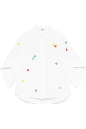 Msgm Chemise à ornements de perles