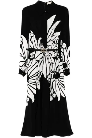 Elie saab Robe imprimée en soie