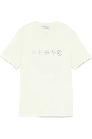 Stone Island T-shirt à imprimé Compass