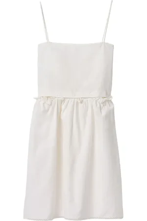 Miu Miu Robe à logo imprimé