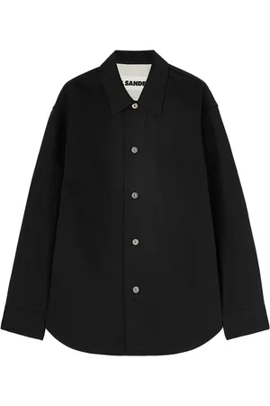 Jil Sander Chemise en jean à patch logo