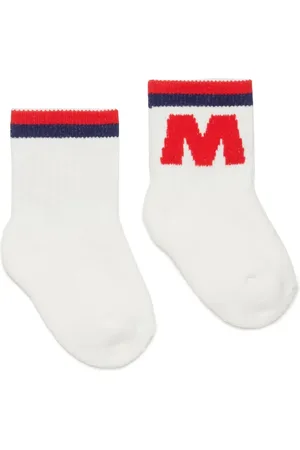 Marni Chaussettes à logo en jacquard