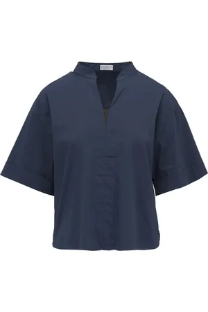 Brunello Cucinelli Blouse en coton stretch
