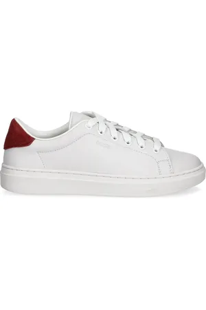 HUGO BOSS Baskets en cuir à logo emé