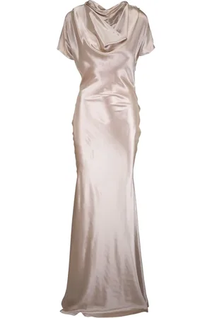 Kiton Robe en satin à coupe longue