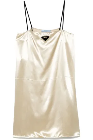 Prada Robe-polo à logo triangulaire