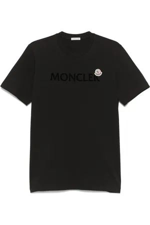 Moncler T-shirt en coton à logo floqué