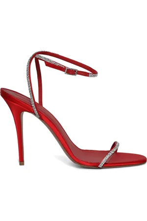 Amina Muaddi Sandales Diamante 105 mm