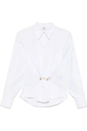 Elisabetta Franchi Chemise en popeline à rayures