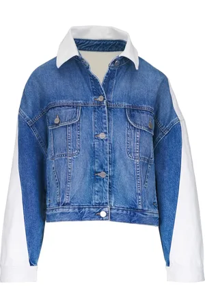 TWP Veste en jean à design patchwork