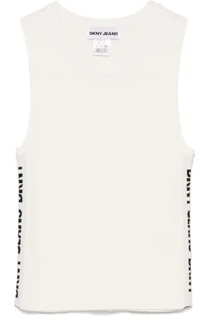 DKNY Débardeur à bandes logo