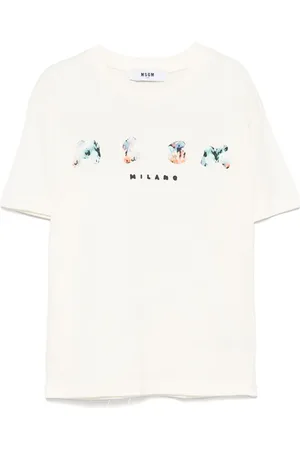 Msgm T-shirt à logo imprimé