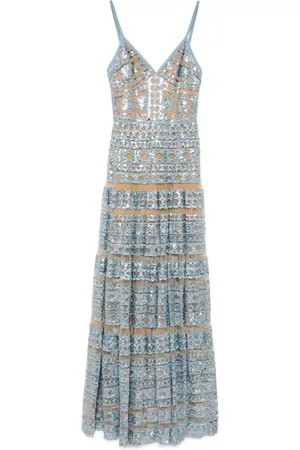 Elie saab Robe longue à broderies