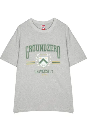 Ground Zero T-shirt Universe en coton à logo imprimé