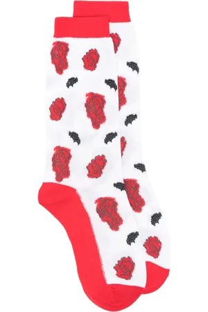 Marni Chaussettes à fleurs en jacquard
