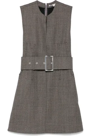 Stella McCartney Robe courte à motif pied-de-poule