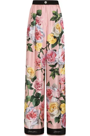 Dolce & Gabbana Pantalon à fleurs